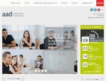 Tablet Screenshot of aad-andalucia.org
